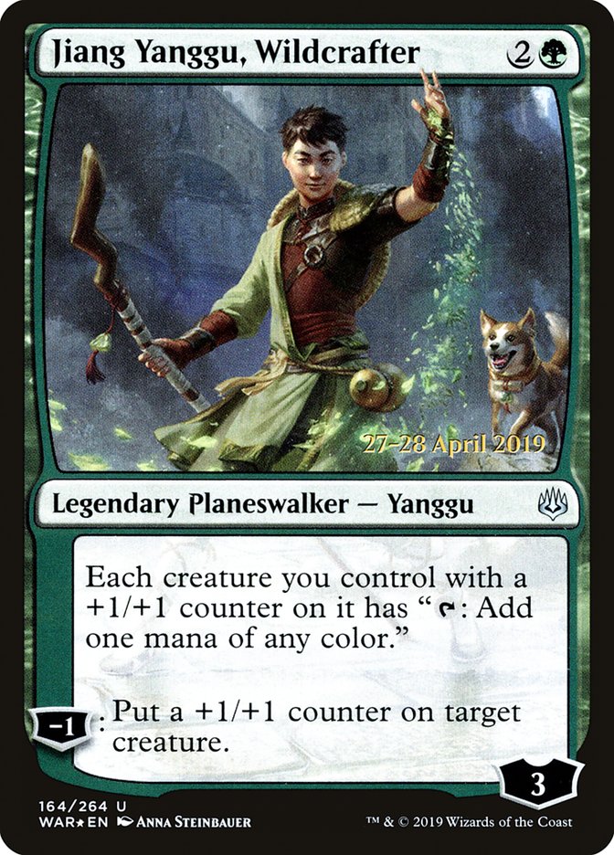 Jiang Yanggu, Wildcrafter  [War of the Spark Prerelease Promos] | D20 Games