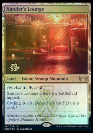 Xander's Lounge [Streets of New Capenna Prerelease Promos] | D20 Games