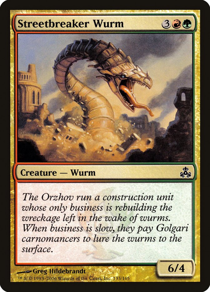 Streetbreaker Wurm [Guildpact] | D20 Games