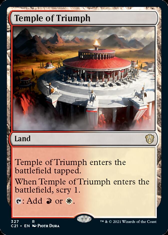 Temple of Triumph [Commander 2021] | D20 Games
