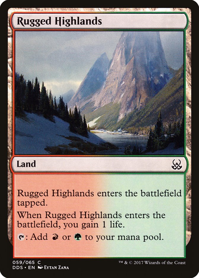 Rugged Highlands [Duel Decks: Mind vs. Might] | D20 Games