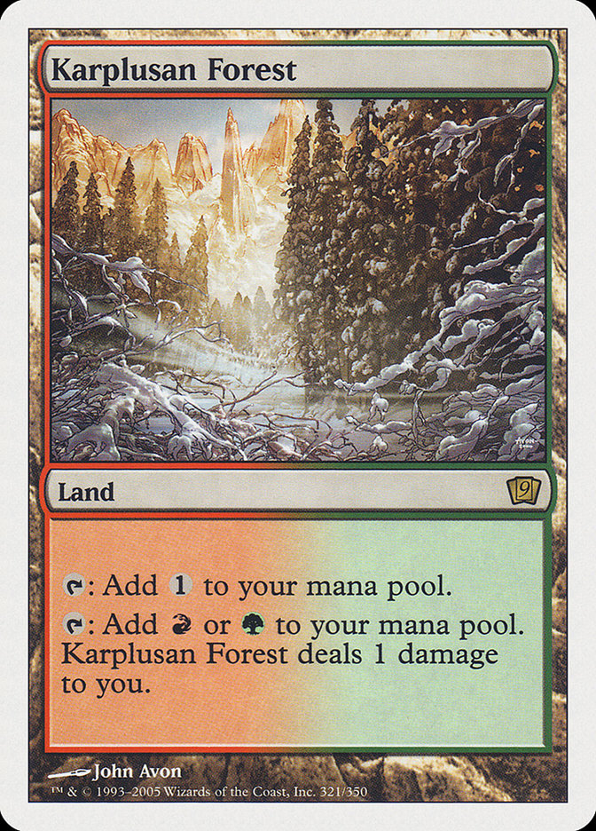 Karplusan Forest [Ninth Edition] | D20 Games