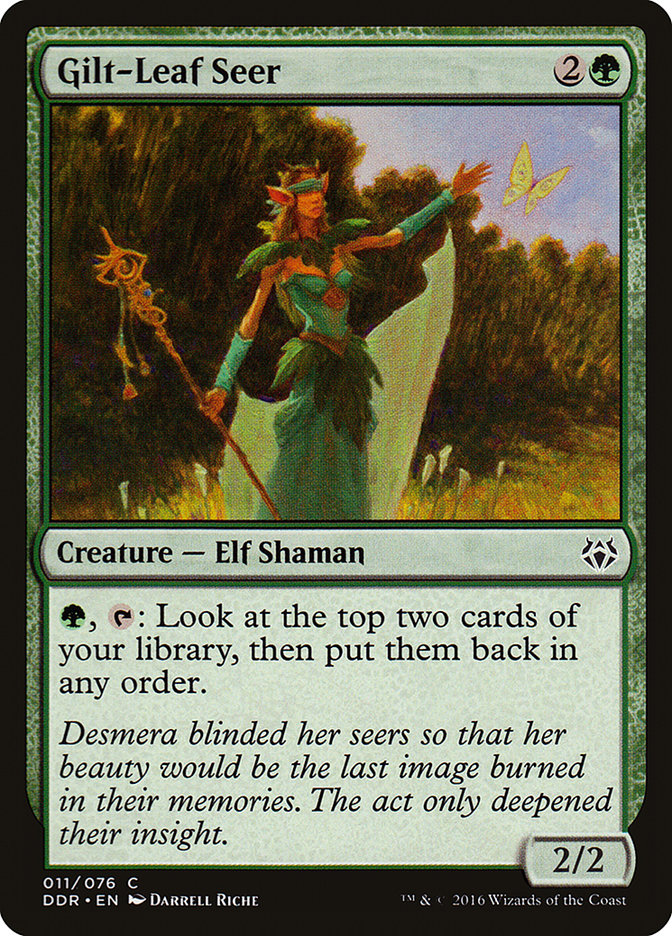 Gilt-Leaf Seer [Duel Decks: Nissa vs. Ob Nixilis] | D20 Games