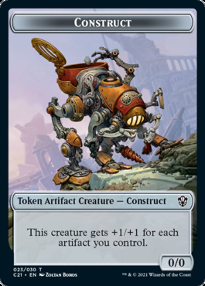 Copy // Construct Token (030) [Commander 2021 Tokens] | D20 Games