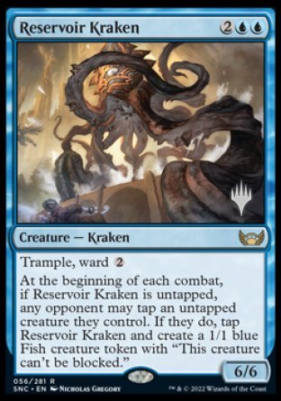 Reservoir Kraken (Promo Pack) [Streets of New Capenna Promos] | D20 Games