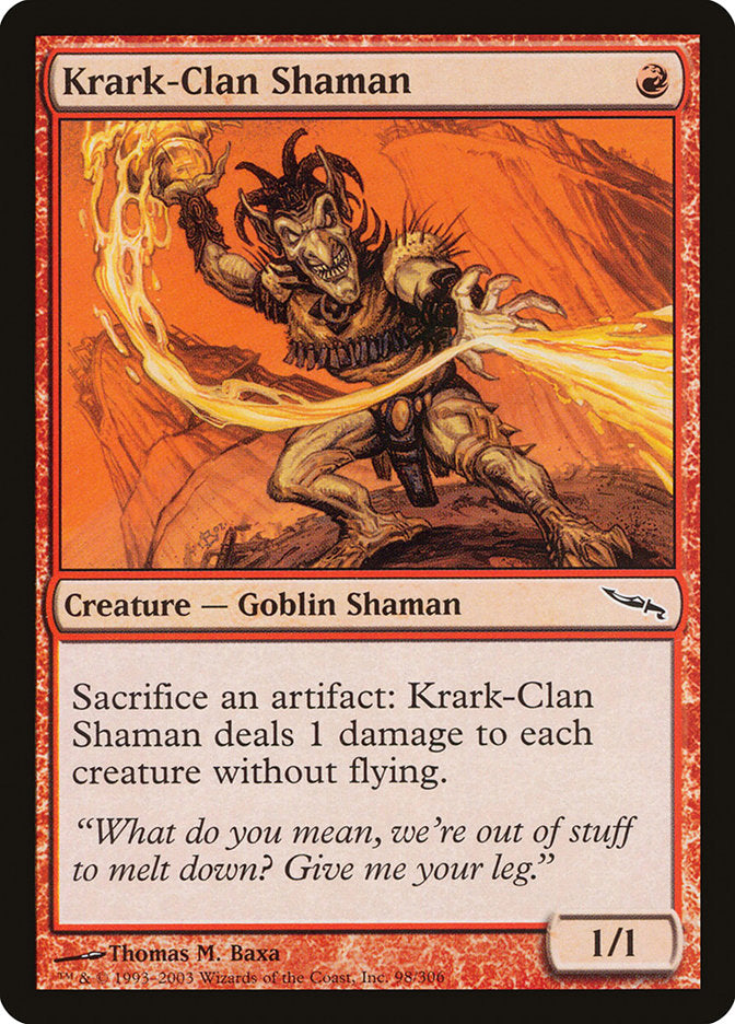 Krark-Clan Shaman [Mirrodin] | D20 Games