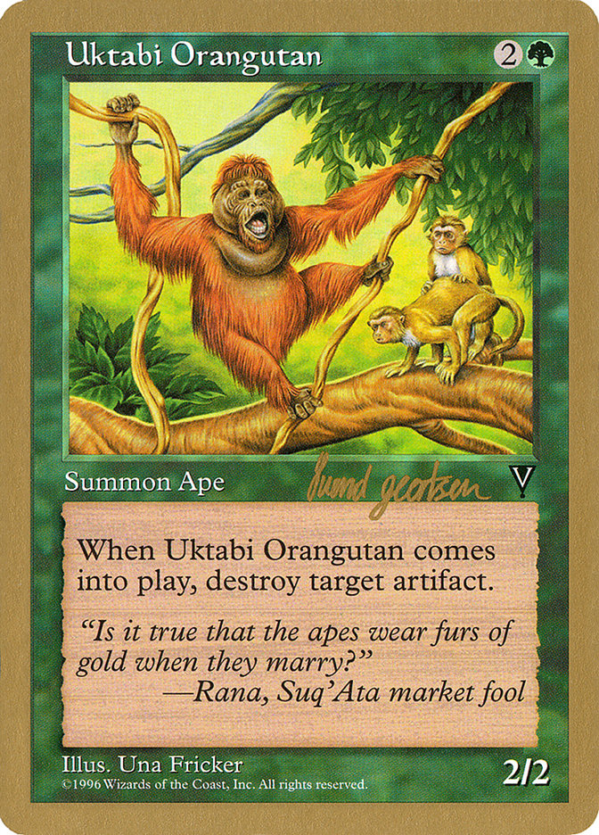 Uktabi Orangutan (Svend Geertsen) (SB) [World Championship Decks 1997] | D20 Games