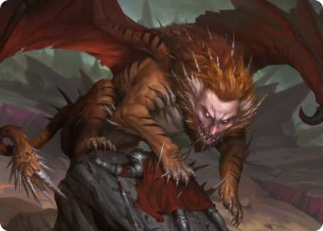 Manticore Art Card [Dungeons & Dragons: Adventures in the Forgotten Realms Art Series] | D20 Games