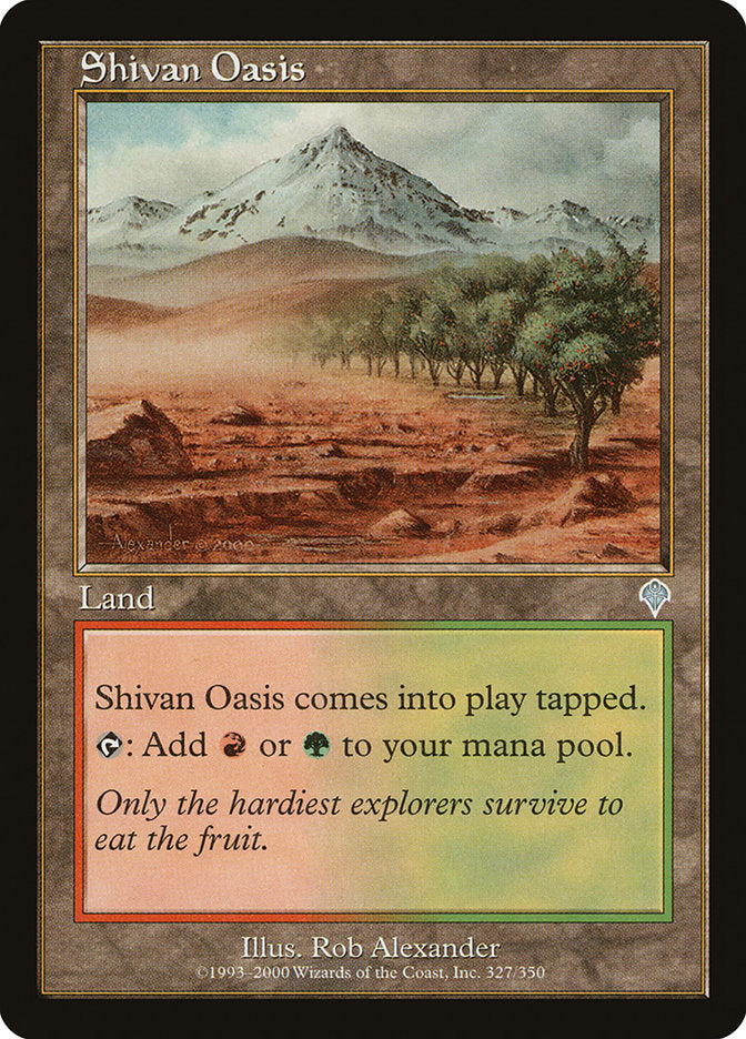 Shivan Oasis [Invasion] | D20 Games