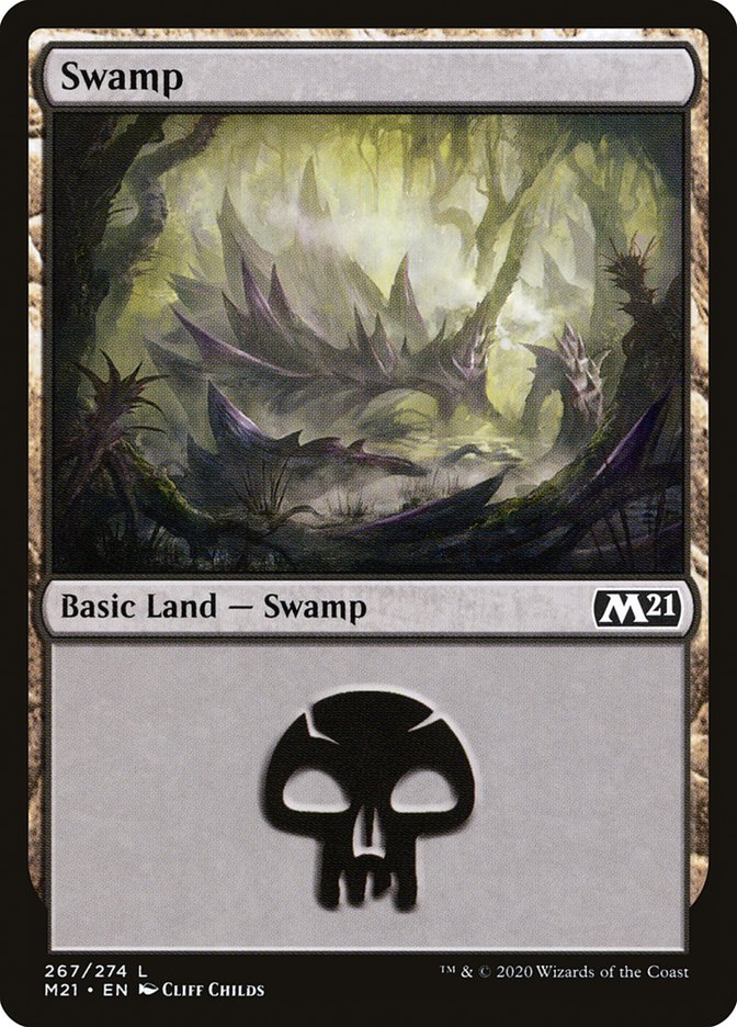 Swamp (267) [Core Set 2021] | D20 Games