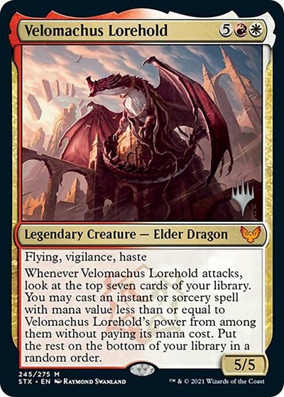 Velomachus Lorehold (Promo Pack) [Strixhaven: School of Mages Promos] | D20 Games