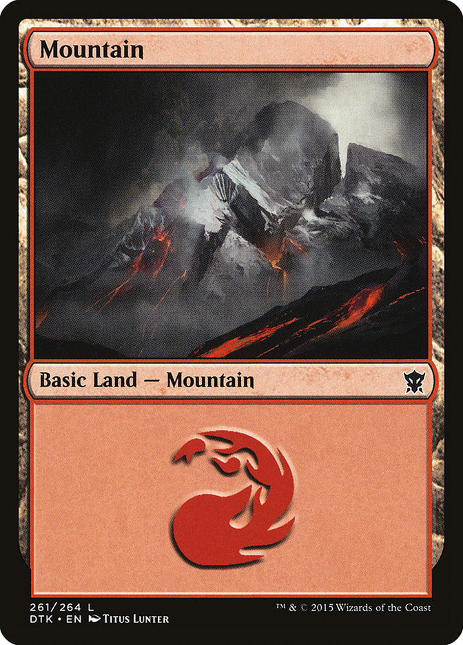 Mountain (261) [Dragons of Tarkir] | D20 Games