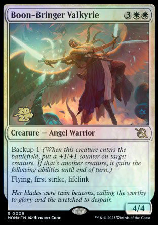 Boon-Bringer Valkyrie [March of the Machine Prerelease Promos] | D20 Games