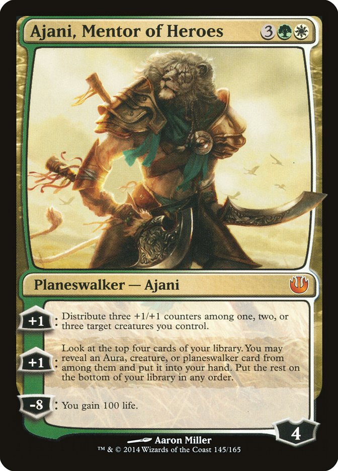 Ajani, Mentor of Heroes [Journey into Nyx] | D20 Games