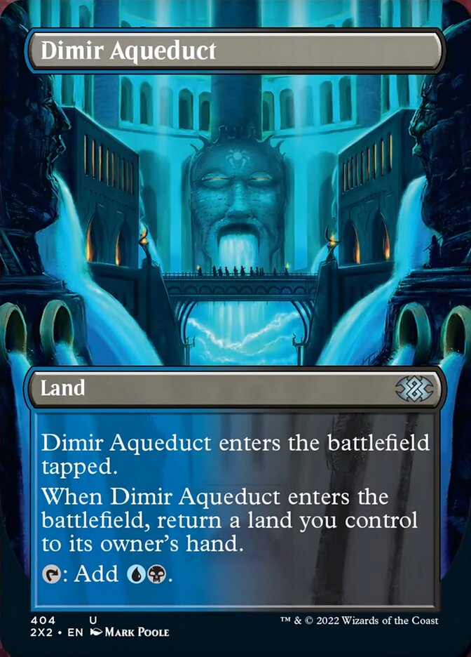 Dimir Aqueduct (Borderless Alternate Art) [Double Masters 2022] | D20 Games