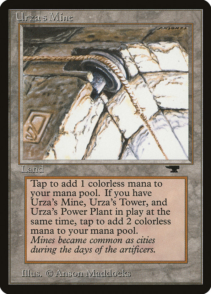Urza's Mine (Pulley Embedded in Stone) [Antiquities] | D20 Games