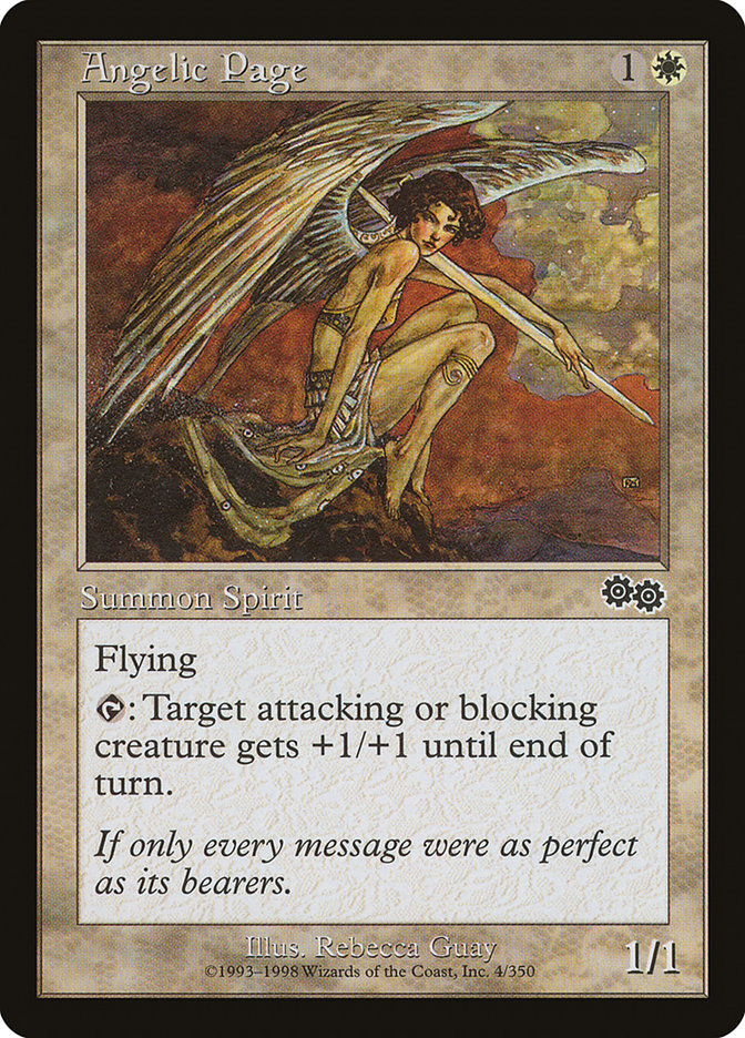 Angelic Page [Urza's Saga] | D20 Games