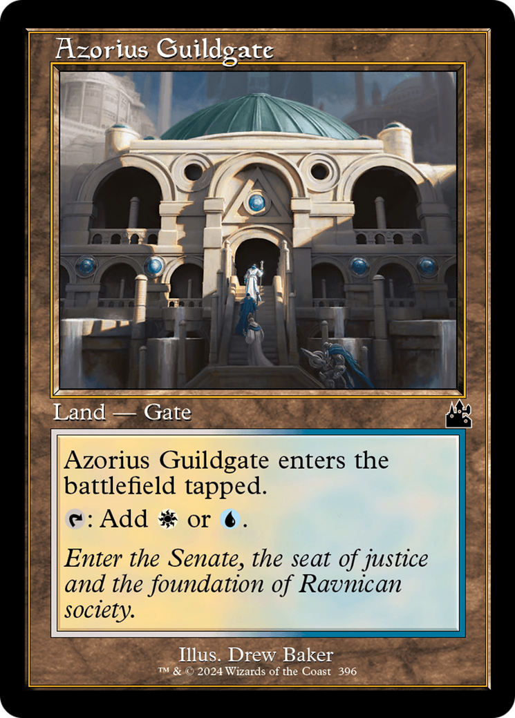 Azorius Guildgate (Retro Frame) [Ravnica Remastered] | D20 Games