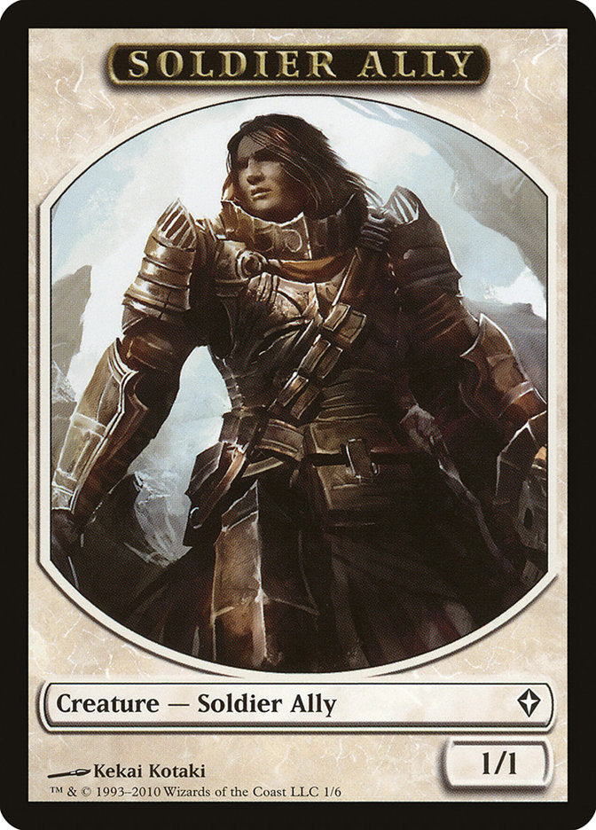 Soldier Ally [Worldwake Tokens] | D20 Games