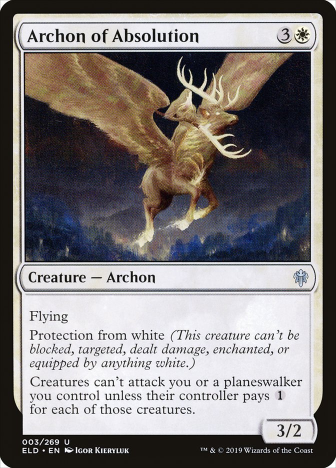 Archon of Absolution [Throne of Eldraine] | D20 Games