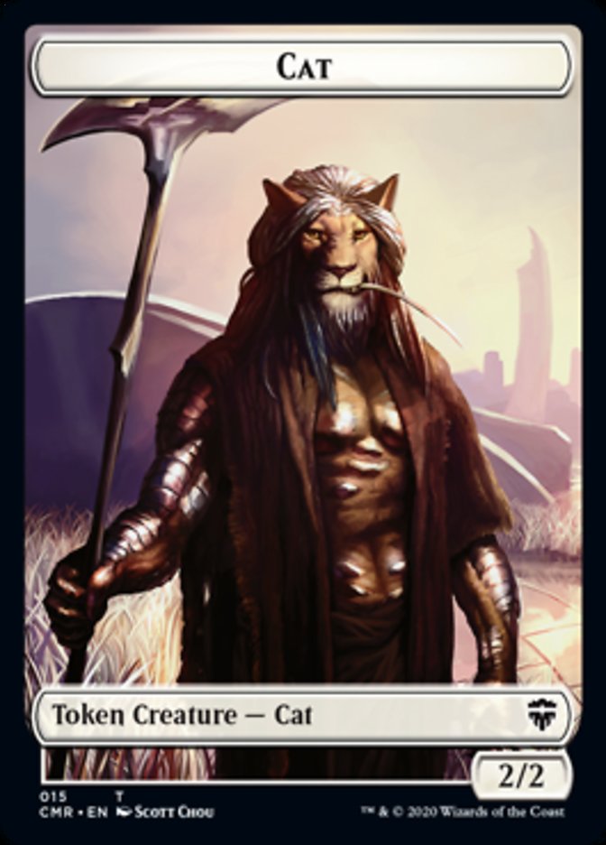 Cat // Soldier Token [Commander Legends Tokens] | D20 Games