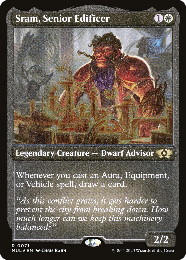 Sram, Senior Edificer (Foil Etched) [Multiverse Legends] | D20 Games