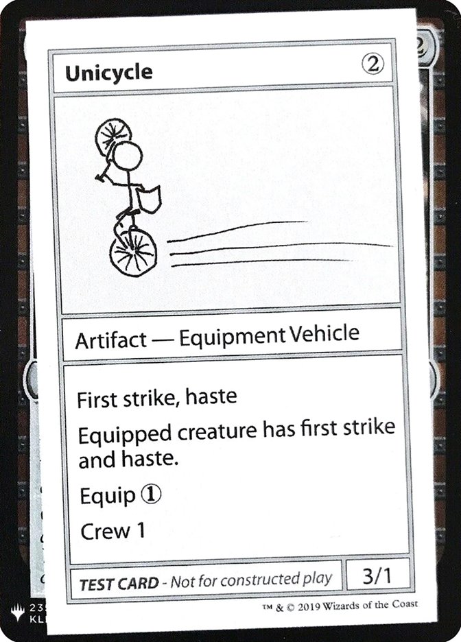 Unicycle [Mystery Booster Playtest Cards] | D20 Games
