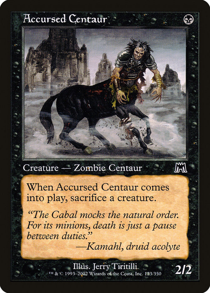 Accursed Centaur [Onslaught] | D20 Games