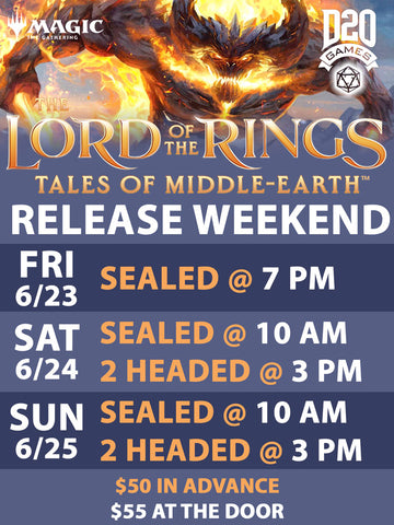 Sat 3pm THG Release Lord of the Rings  ticket - Sat, 24 2023