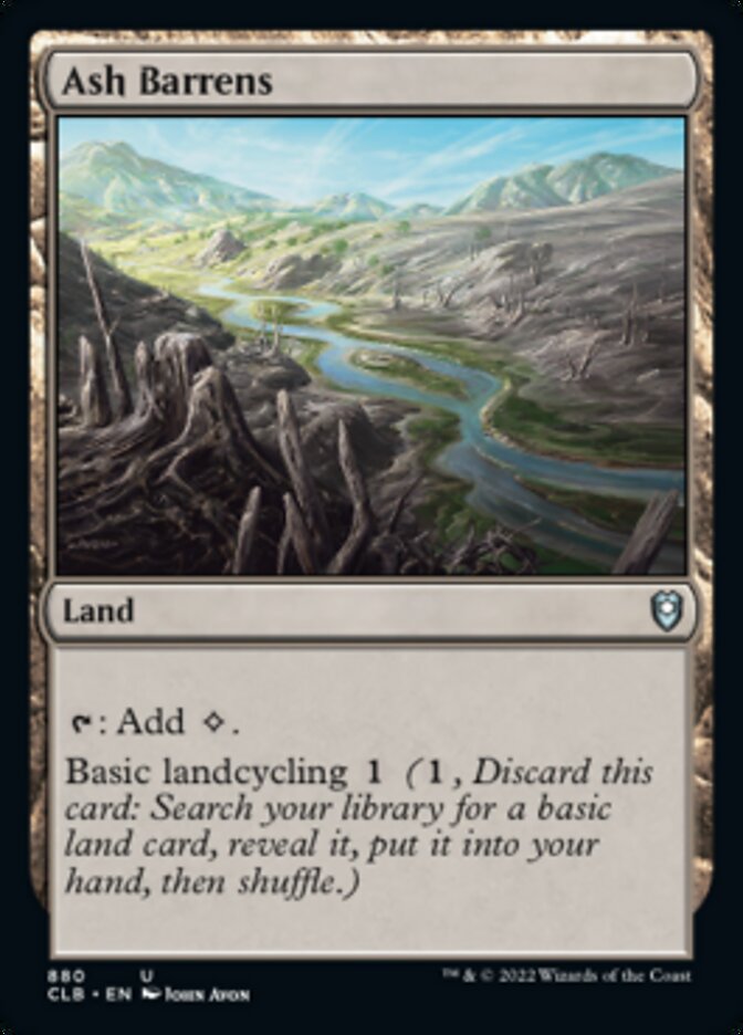 Ash Barrens [Commander Legends: Battle for Baldur's Gate] | D20 Games