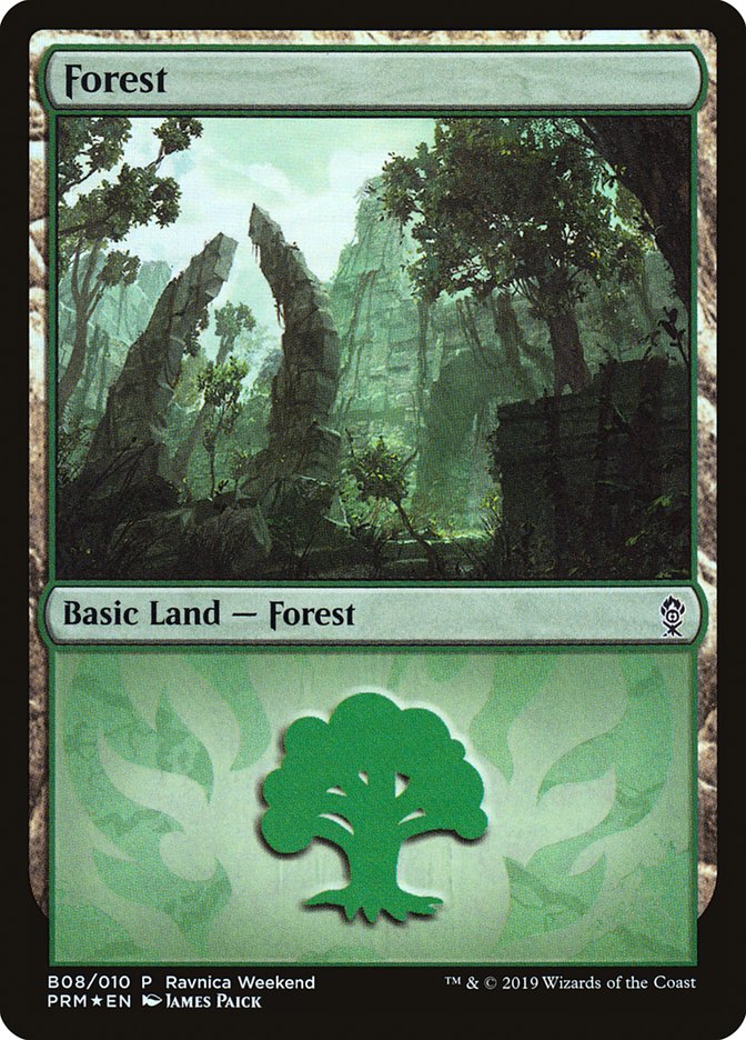 Forest (B08) [Ravnica Allegiance Guild Kit] | D20 Games