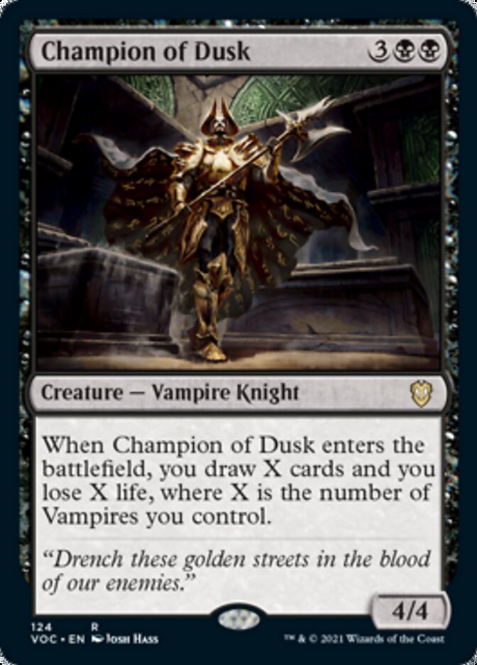 Champion of Dusk [Innistrad: Crimson Vow Commander] | D20 Games