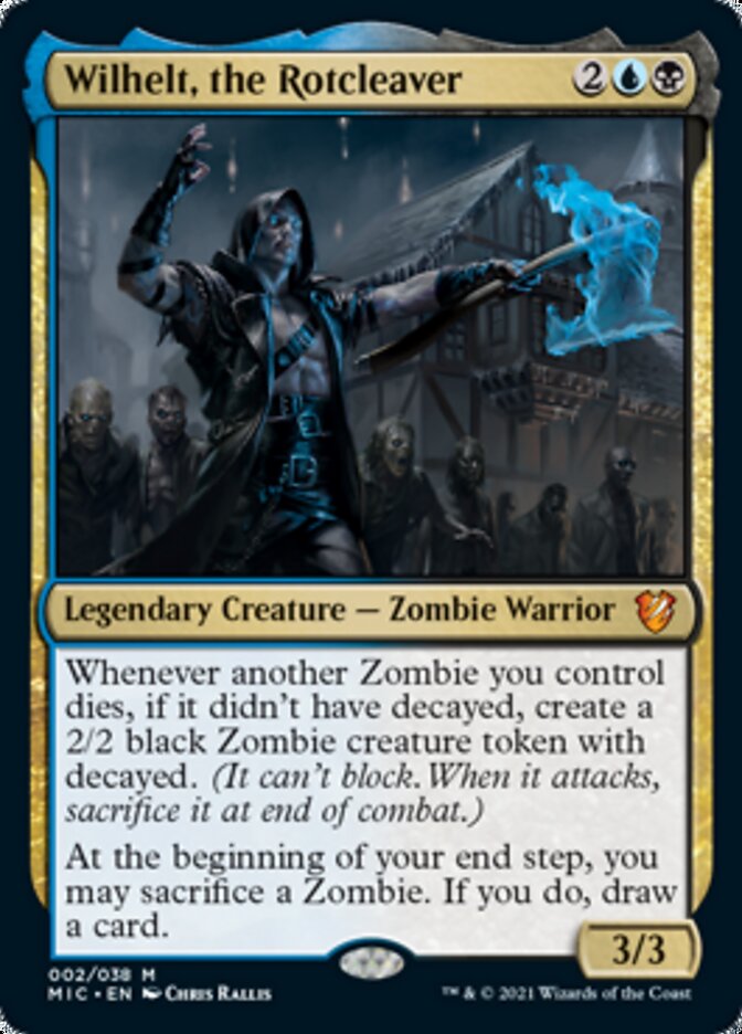 Wilhelt, the Rotcleaver (Display Commander) [Innistrad: Midnight Hunt Commander] | D20 Games