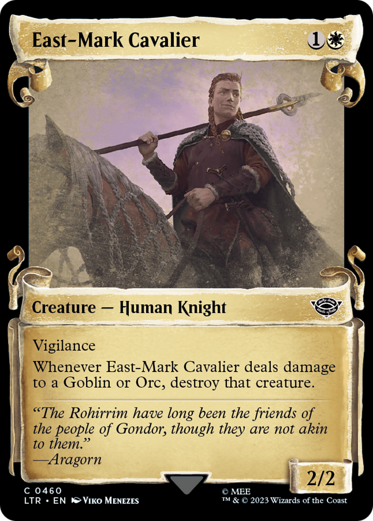 East-Mark Cavalier [The Lord of the Rings: Tales of Middle-Earth Showcase Scrolls] | D20 Games