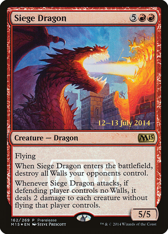Siege Dragon [Magic 2015 Promos] | D20 Games