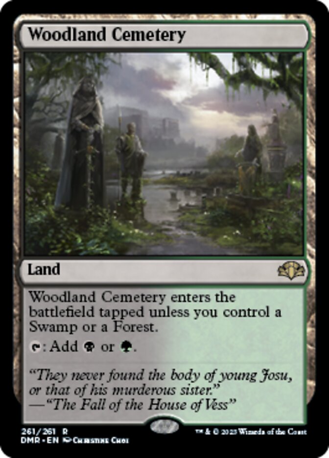 Woodland Cemetery [Dominaria Remastered] | D20 Games