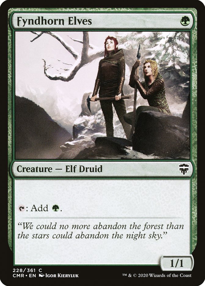 Fyndhorn Elves [Commander Legends] | D20 Games