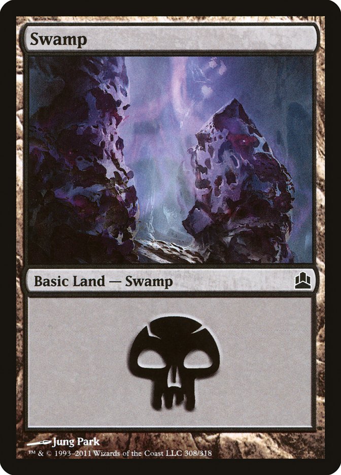 Swamp (308) [Commander 2011] | D20 Games