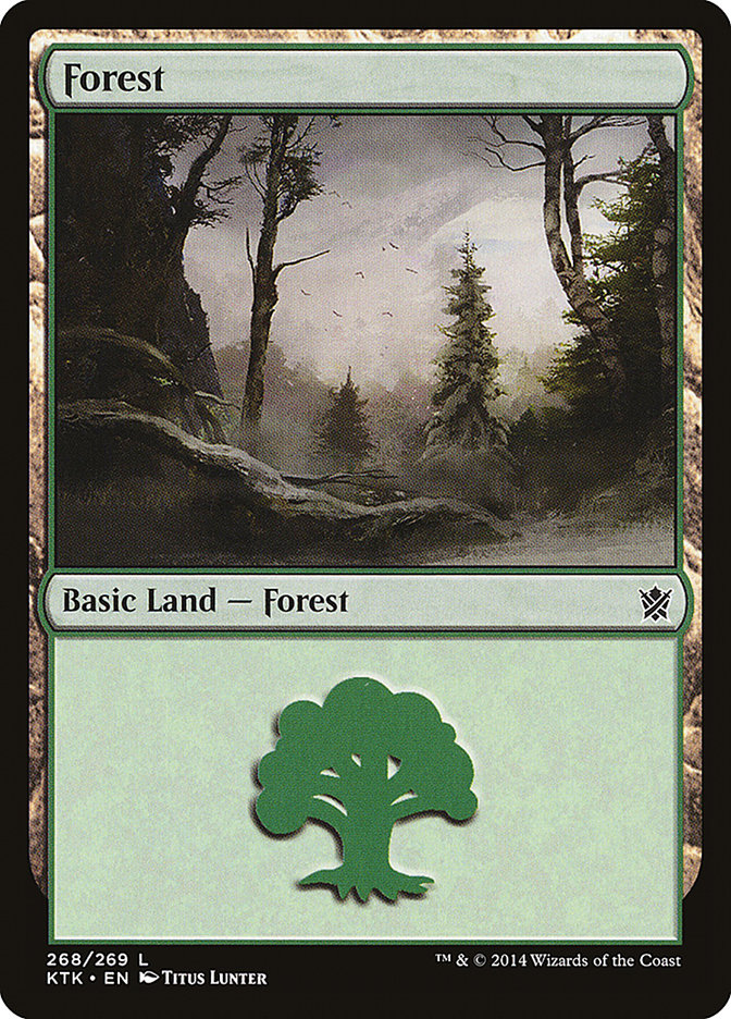 Forest (268) [Khans of Tarkir] | D20 Games