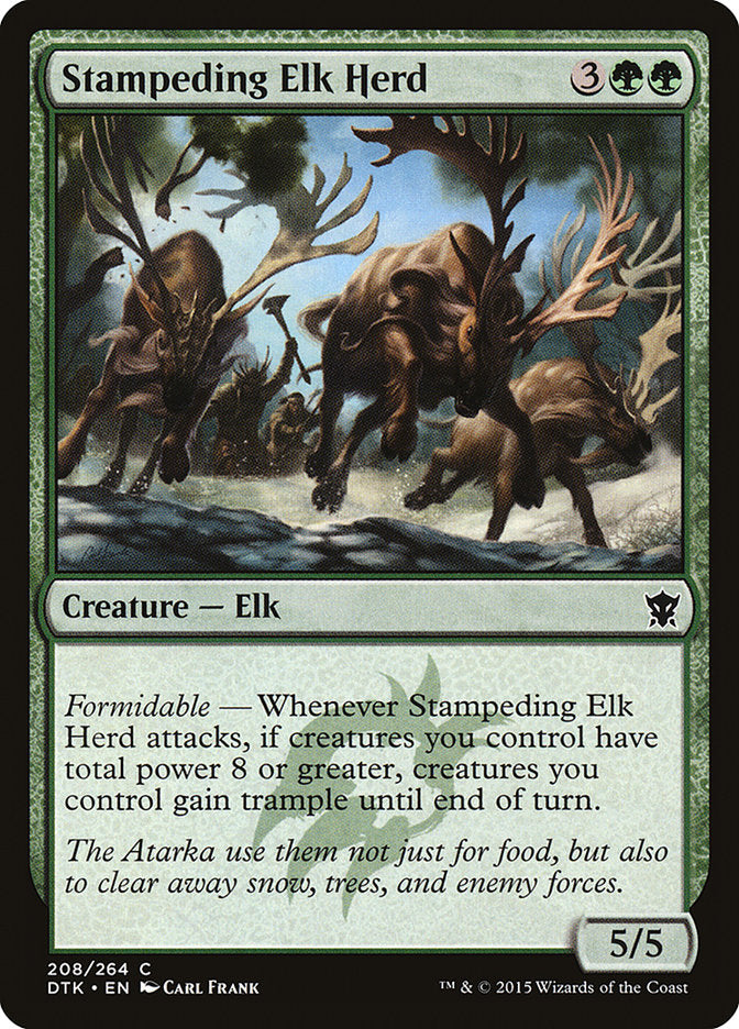 Stampeding Elk Herd [Dragons of Tarkir] | D20 Games