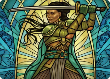 Shanna, Purifying Blade Art Card 2 [Dominaria United Art Series] | D20 Games