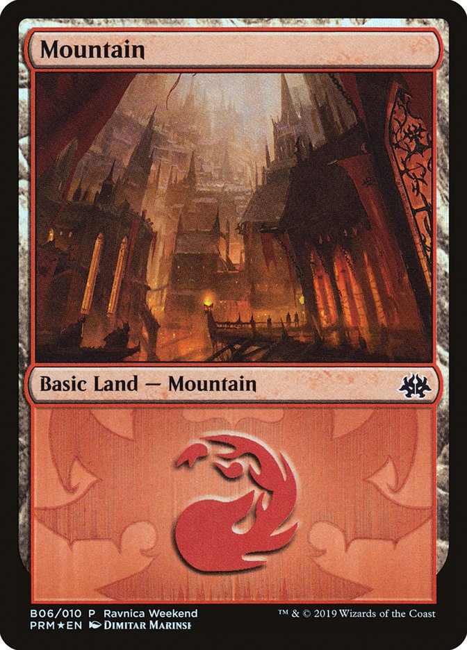 Mountain (B06) [Ravnica Allegiance Guild Kit] | D20 Games