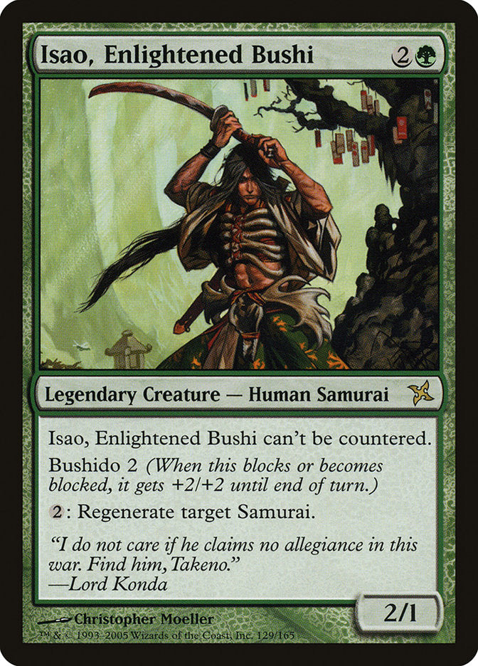Isao, Enlightened Bushi [Betrayers of Kamigawa] | D20 Games