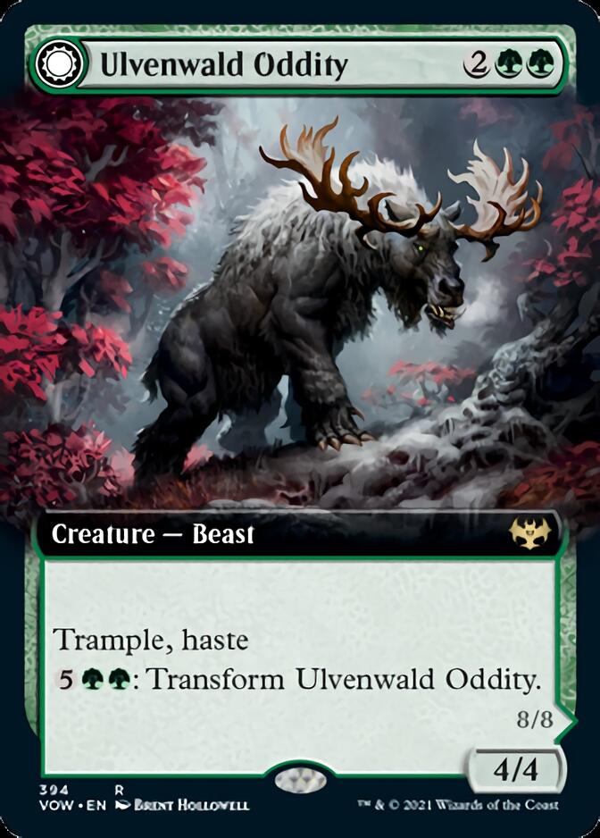 Ulvenwald Oddity // Ulvenwald Behemoth (Extended) [Innistrad: Crimson Vow] | D20 Games