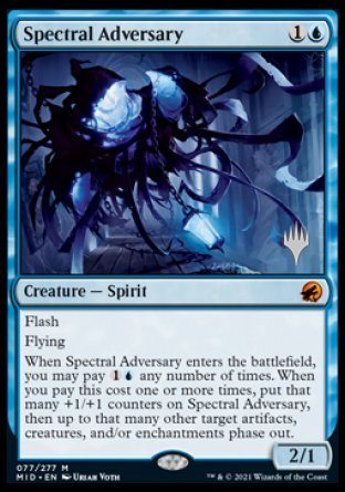 Spectral Adversary (Promo Pack) [Innistrad: Midnight Hunt Promos] | D20 Games