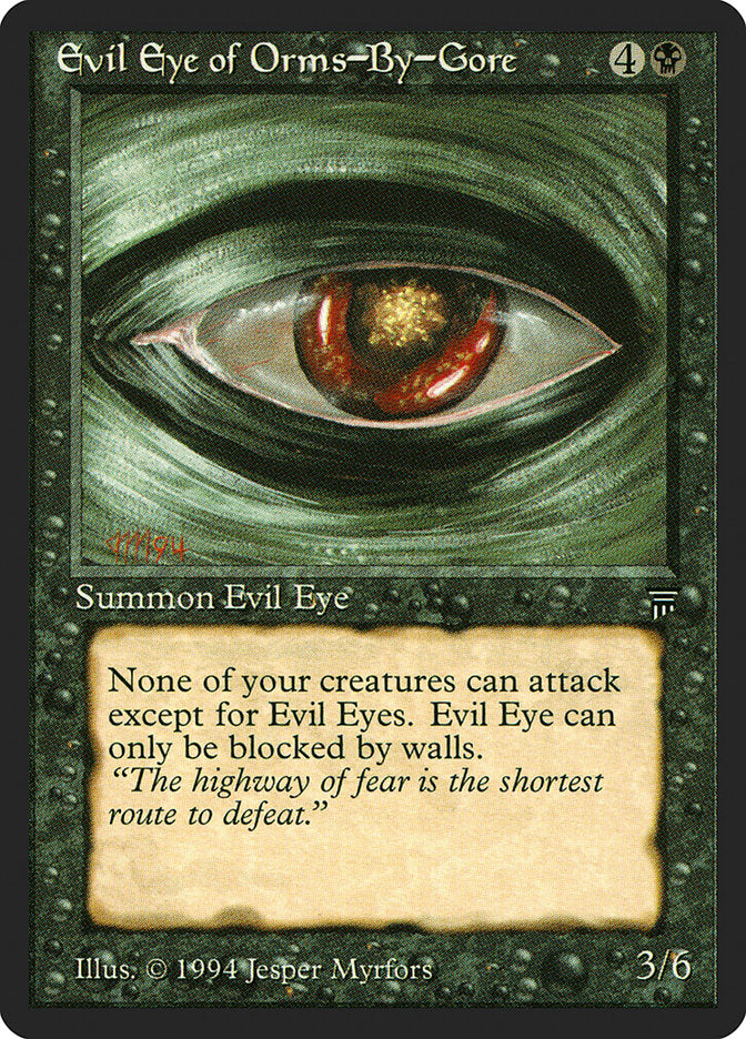 Evil Eye of Orms-by-Gore [Legends] | D20 Games