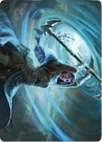 Sea Gate Stormcaller Art Card [Zendikar Rising Art Series] | D20 Games