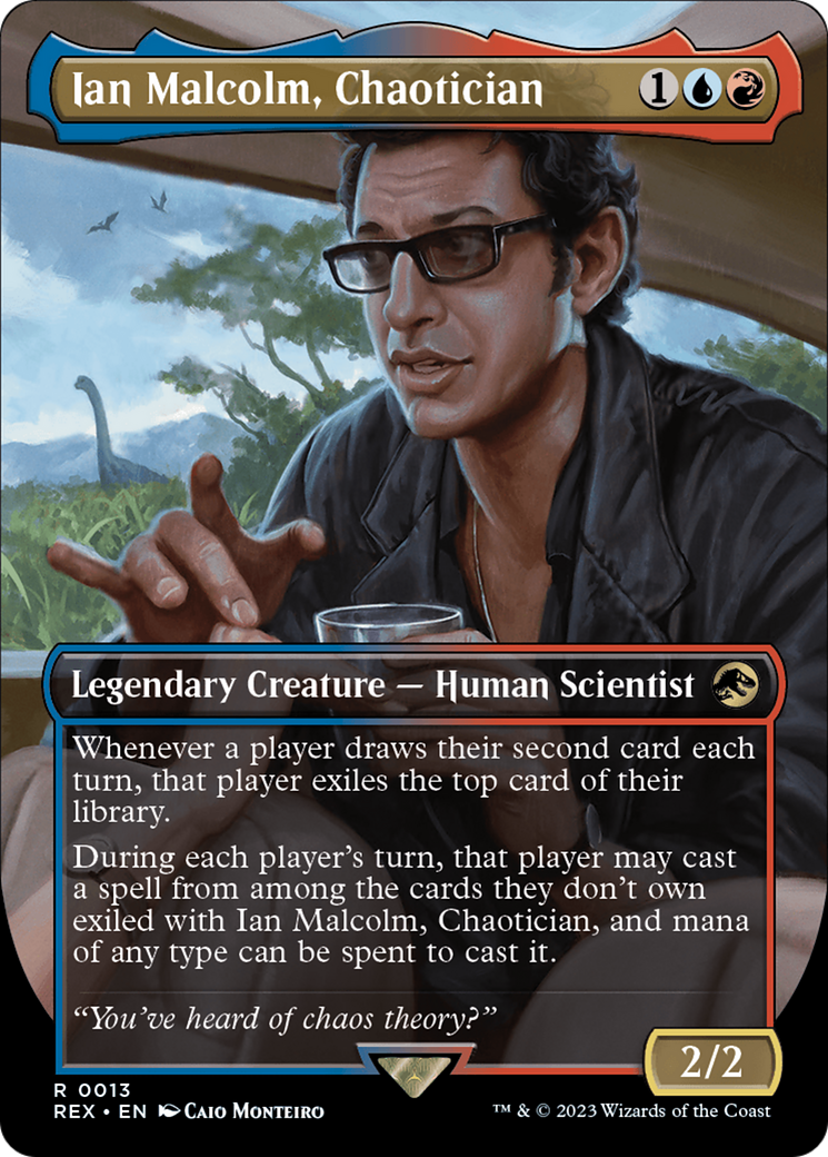 Ian Malcolm, Chaotician (Borderless) [Jurassic World Collection] | D20 Games