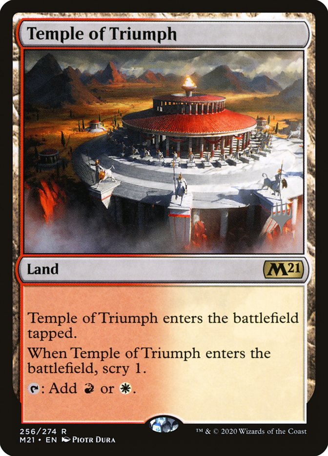 Temple of Triumph (Promo Pack) [Core Set 2021 Promos] | D20 Games