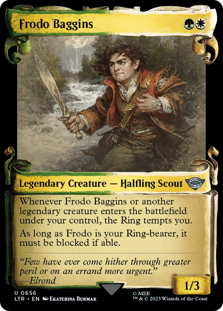 Frodo Baggins [The Lord of the Rings: Tales of Middle-Earth Showcase Scrolls] | D20 Games